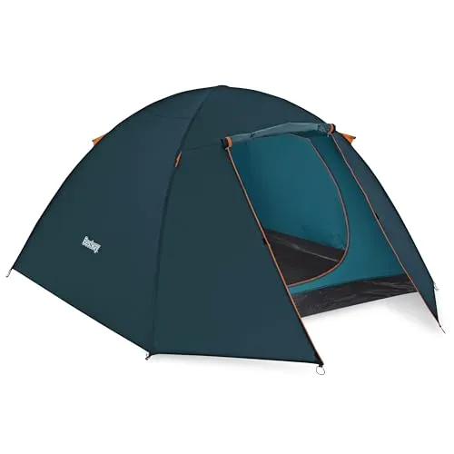 Bestway Alpine Dome 4 Personen Campingzelt - Wasserdichtes Zelt für bis zu 4 Personen, ideal für Familienausflüge mit großzügigem Platzangebot (280 x 240 x 140 cm)