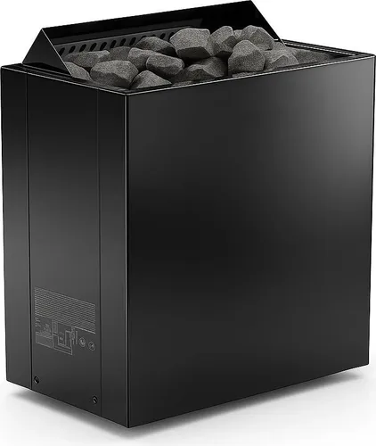 Harvia Qubic BlackSteel BQ90E 9 kW Saunaofen - Sonstiges Saunazubehör - Kompakter 9 kW Saunaofen mit modernem Design, ideal für private Saunen und einfache Wandmontage.