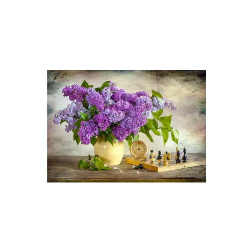 ENJOY Puzzle Flieder und Schach 1000 Teile