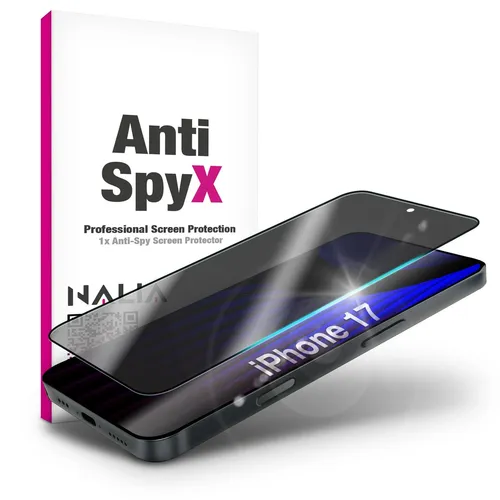 Privacy Schutz Glas für iPhone 17 – 9H Display Blickschutz Anti Spy Panzer Folie