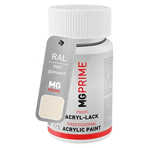 MG PRIME RAL 9001 Cremeweiss/Cream glänzend Lackstift 50 ml schnelltrocknend
