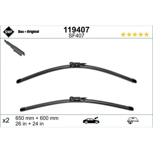 SWF Wischblatt DAS ORIGINAL SET 119407