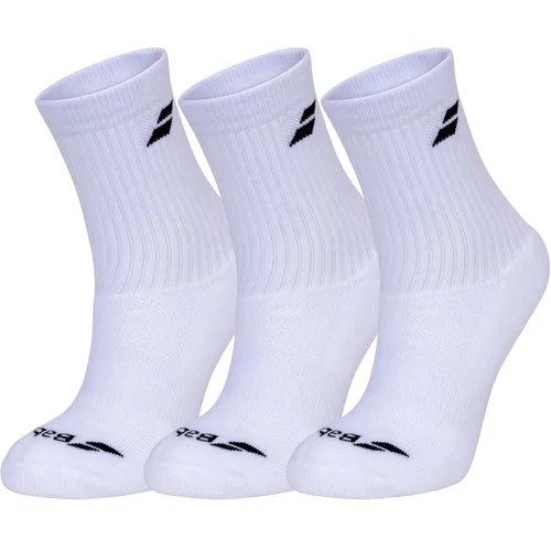 Babolat Sportsocken Crew Classic weiss/schwarz - 3 Paar, Größe: 39-42