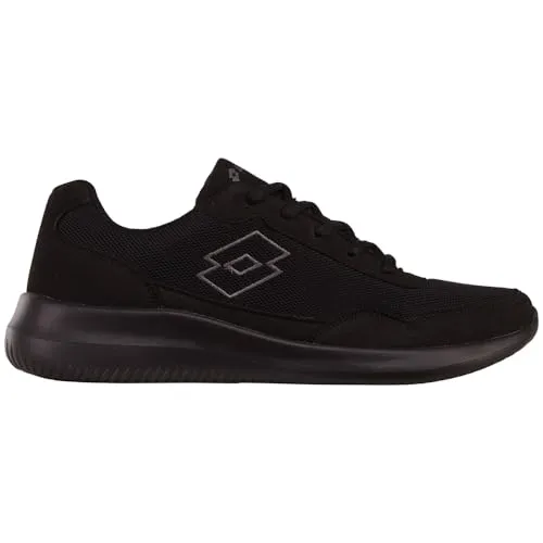 Sneaker LOTTO, Gr. 47, schwarz - Sportliche Sneaker in Übergröße, besonders leicht & bequem dank atmungsaktivem Obermaterial und ultra-leichter Phylonsohle – ideal für Freizeit und aktive Tage.