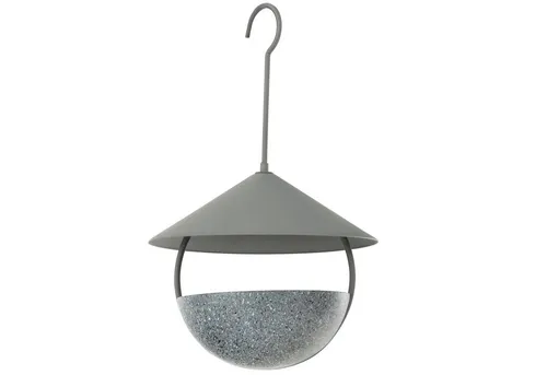 COSTWAY Futterspender, 2-in-1 Vogelfutterspender & Vogelhaus, zum Aufhängen