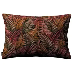 Dekoria Kissenhülle Rot Floral 47x28 cm Oeko-Tex® - Stilvolle Kissenhülle aus Jacquard mit verdecktem Reißverschluss. Ideal für eine gemütliche Atmosphäre und zusätzlichen Sitzkomfort. Perfekt für jedes Wohnambiente!