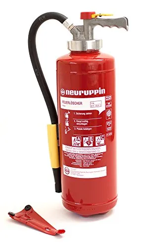 6kg ABC Pulverfeuerlöscher PG 6 FAiN von FLN Neuruppin - Wartungsfreundlicher Feuerlöscher mit hoher Löscheffektivität (43A/233B/C) und frostbeständig bis -30°C. Ideal für den Einsatz in verschiedenen Umgebungen.
