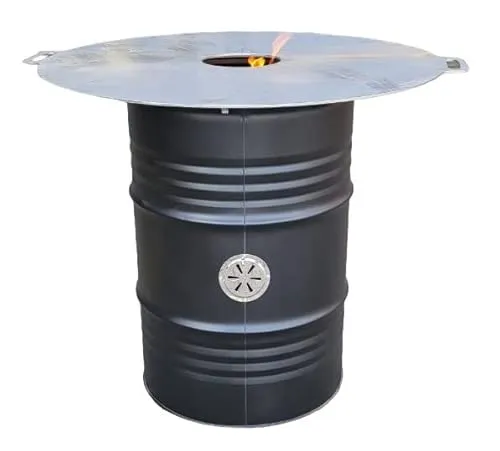 Komplettset Feuertonne Feuerplatte 100cm