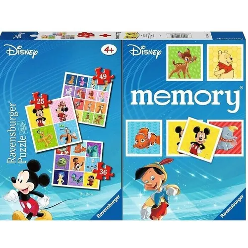 RAVENSBURGER PUZZLE 25 + 36 + 49 TEILE + MEMORY*DISNEY*NEU+OVP 3