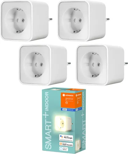 Ledvance Smart+ Plug Steckdose & Nachtlicht Weiß App Google Alexa Apple Bluetooth 4 x