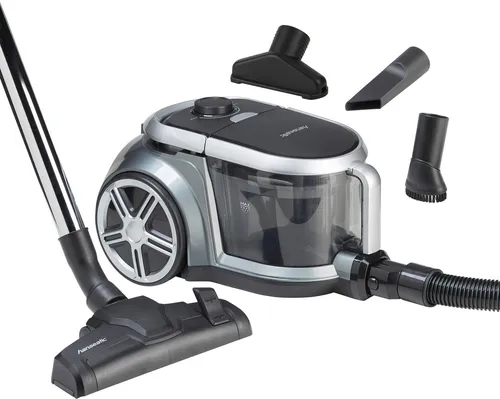 Hanseatic Bodenstaubsauger V18C01A-80, beutellos mit Hygienefilter - Staubsauger mit 800 W Leistung, beutellosem 3,5L Staubbehälter und höhenverstellbarem Teleskoprohr für komfortable Reinigung. Ideal für Allergiker dank Hygienefilter.