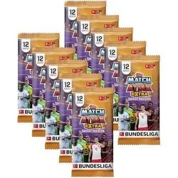 Topps Match Attax EXTRA Bundesliga 2023/24 - 10 Booster - Sammelkarten für die Bundesliga, mit 10 Boostern voller Spieler- und Spezialkarten, ideal für Fußballfans und Sammler, um das eigene Dream-Team zusammenzustellen.