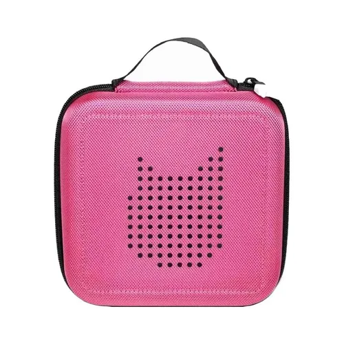 tonies Transporter Hörfiguren - Transporttasche für bis zu 20 Tonies, praktisch und robust in Pink, ideal für unterwegs