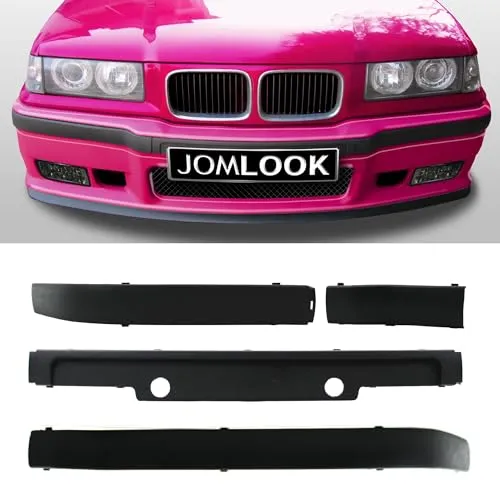 Stoßleiste Zier Leisten Set 4tlg für BMW 3er E36 M - Stoßfängerabdeckungen, hochwertiges ABS Kunststoff-Set für perfekte Passform und individuelle Anpassung an BMW 3er E36 M Modelle.