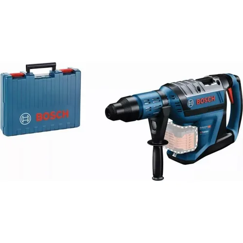 Bosch Max Gbh 18V-45 C Solo 12,5J Hammer im Koffer - Bohrmaschine mit 12,5 J Schlagenergie, ideal für anspruchsvolle Bohr- und Meißelarbeiten. Mit Bluetooth-Verbindung und LED-Beleuchtung für optimale Sicht und Kontrolle.