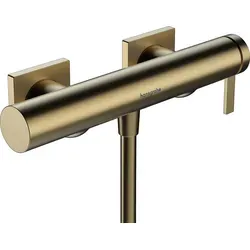 hansgrohe Tecturis E Einhebel-Duscharmatur Aufputz - Duscharmaturen in brushed bronze, vereint modernes Design mit hohem Komfort und langlebiger Qualität – für ein angenehmes Duscherlebnis.