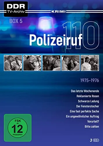 Polizeiruf 110 - Box 5 (DDR-TV-Archiv) - DVD mit Sammelrücken, ideal für Fans klassischer DDR-Fernsehkrimis und Sammler von Filmarchiven