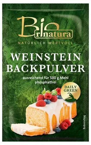 Weinsteinbackpulver Bio von Rinatura