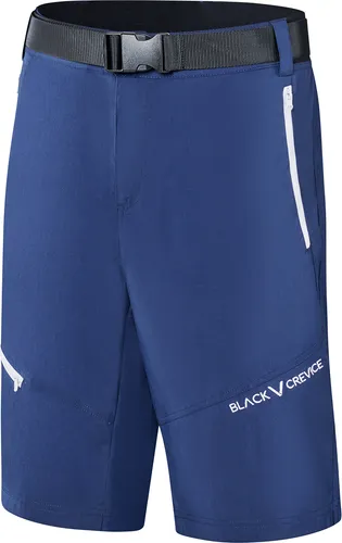 Herren Trekkingshorts | kurze Wanderhose | Blau I Größe M