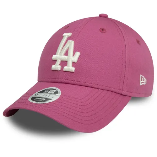 New Era WMNS League ESS 9Forty Adjustable Damen Cap LA Dodgers Pink - Stylische verstellbare Damen Cap mit schweißabsorbierendem Innenband, ideal für Fans der LA Dodgers und perfekt für den Sommer.
