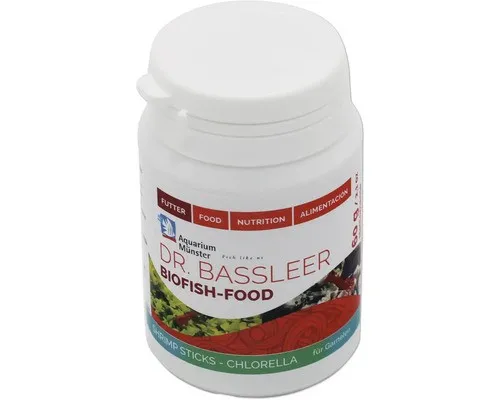 Garnelenfutter Aquarium Münster Dr. Bassleer fish Food Shrimp Chlor. 60g