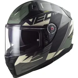 LS2 Motorradhelm FF811 Vector II Absolute mit Sonnenvisier - Motorradhelm mit integriertem Sonnenvisier und Dynamic-Flow-Through Belüftung, ideal für urbanes Fahren und lange Touren. Leichte Fiberglas-Schale für hohen Tragekomfort.