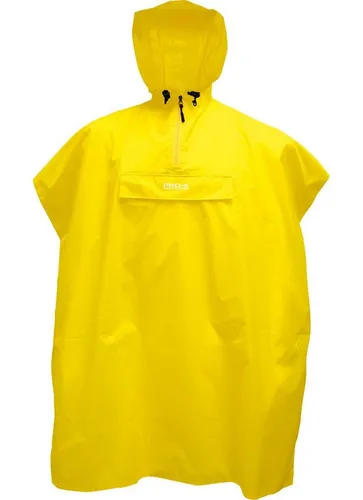 PRO-X elements DABLO Rad-Poncho seitl. offen I Regenponcho mit Kapuze, Brusttasche, Reflexstreifen & verschweißten Nähten I Damen & Herren Regencape