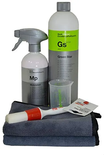 ADVANTUSE Motorrreinigungs Sets - Sets für die Motorreinigung und Versiegelung - (Motorplast + Greenstar)