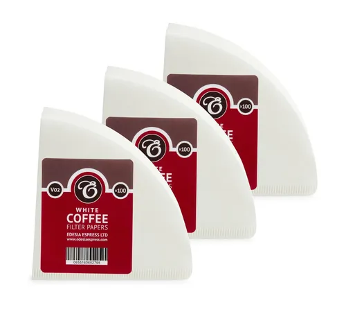Kaffeefilterpapier - Weiß - V02 - kompatibel mit Hario 02 300