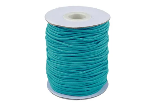 maDDma Gummiband 50m extra starke Gummikordel 2mm, verschiedene Farben, himmelblau