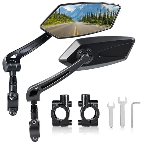 Coicer 360° Klappbarer Fahrradspiegel für E-Bike