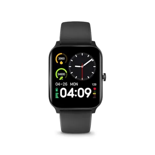 Nedis SmartLife-Watch - IP68 - Schwarz - Multifunktionale Smartwatch mit 20 Sportmodi und IP68 Schutzklasse. Ideal für alle Aktivitäten im Wasser und umfassende Gesundheitsüberwachung.