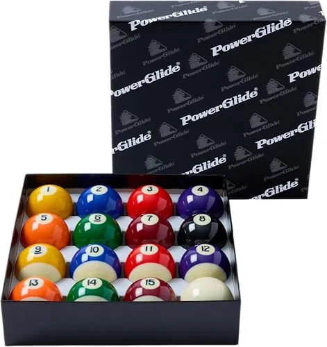 PowerGlide 57130 Billardkugeln, nummeriert, Durchmesser: 57,2 mm