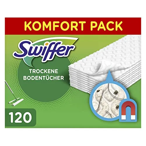 Swiffer Bodenreiniger Trockene Bodentücher, 120 Stück