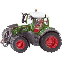 Siku 3224 Weihnachtstraktor - Fendt 728 Vario in festlicher Weihnachtsedition, robustes Metallmodell mit realistischem Fahrgefühl und 280 PS