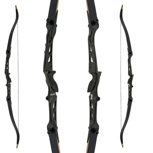 NEU * DRAKE Chroma - 68 Zoll 20 lbs Recurvebogen schwarz für Einsteiger Bogen