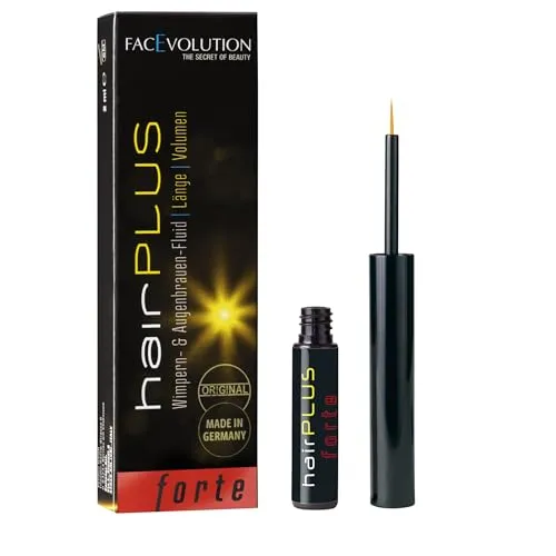 Hairplus Facevolution FORTE Wimpernserum 2 ml - Augenpflege für beeindruckendes Wimpernwachstum in nur 3-4 Wochen! Stärkt die Wimpernstruktur und fördert dunkleres, längeres Wachstum ohne Parabene. Ideal für ein strahlendes Augen-Make-up.
