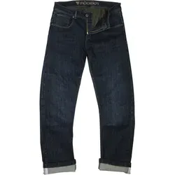 Modeka Glenn Cool Motorrad Jeans, blau, Größe 34 für Männer - Robuste Motorrad Jeans mit Stretch und Coolmax® für hohen Tragekomfort. Ausgestattet mit flachen SAS-TEC Knieprotektoren für optimalen Schutz im Alltag.