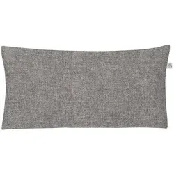 Irisette Kopfkissenbezug, Grau, Textil, Uni, rechteckig, 40x80 cm, angenehm wärmend, atmungsaktiv, bügelfrei, hautfreundlich, pflegeleicht, Wohntextilien, Bezüge, Kopfkissenbezüge