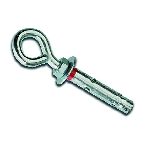 DOJA Industrial | Erweiterung Anker Ringschraube | M10-12 | PACK 10 | Wand Dehnschraube Deckenhaken | Haken Schwerlastanker | Oesenschraube Befestigung | Augen Schraube Bolzen | Schwerlastdübel