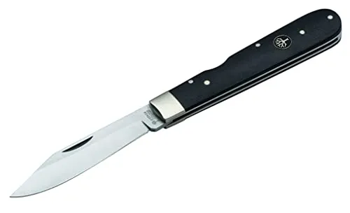 Böker 113024 Manufaktur Solingen 1906 Taschenmesser - Hochwertiges Taschenmesser aus 440C-Stahl und edlem Ebenholz, mit klassischem Design und sicherer Rückenfeder-Verriegelung – ideal für Liebhaber von Tradition und Qualität.