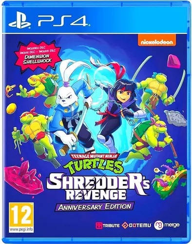 Teenage Mutant Ninja Turtles: Shredders Revenge (Anniversary Edition) - PS4 - Beat 'em Up Game für PS4, erlebe nostalgische Action mit verbesserten Grafiken und neuen Features!