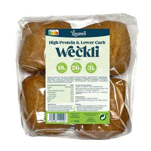 Locawo High Protein & Low Carb Weckli von Locawo