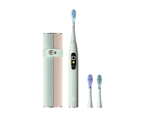 Oclean Elektrische Zahnbürste X Ultra 20 Set Green - Elektrische Zahnbürsten mit IPX7 Wasserdichtigkeit für eine gründliche und hygienische Zahnpflege.