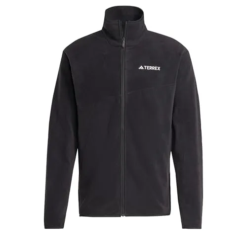adidas Herren Terrex Multi Fleece Jacket, Schwarz, XS - Funktionsjacke aus 100 % recyceltem Polyester, regulär geschnitten mit praktischen Seitentaschen für optimalen Komfort und Funktionalität.