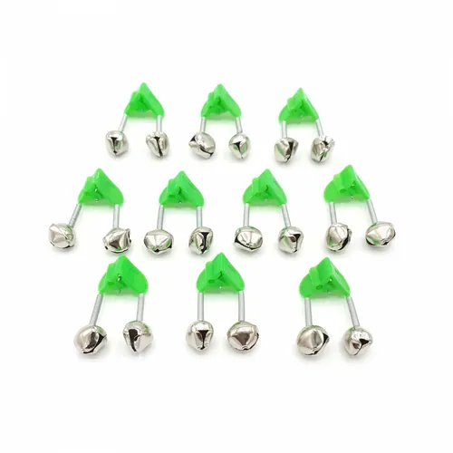 Aalglocken Rutenglocken Klemmglocken Knicklichthalter Set 10STK Zite Fishing