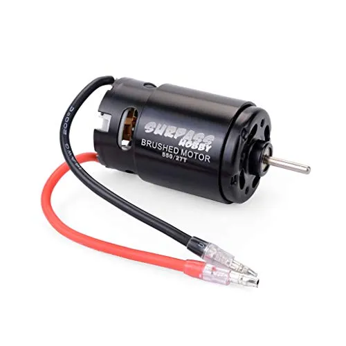 DollaTek 550 Carbon Bürstenmotor 27T Starker Bürstenmotor für 1/10 RC Modellauto
