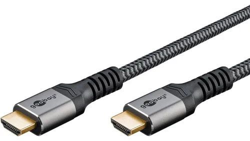Przewód HDMI™ o dużej szybkości transmisji z Ethernetem, 3 m, Sharkskin Grey - D