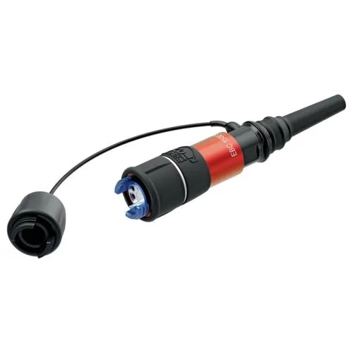 Neutrik 1028330 Glasfaser LWL Anschlusskabel 300m Schwarz [1x EBC - 1x EBC] Multimode