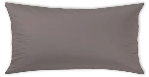 Curt Bauer Kissenhülle Uni-Mako-Satin Uni-Mako-Satin stein 70 cm x 90 cm, (1 Stück), Kissenbezug für Dekokissen Zierkissen Kissenhülle
